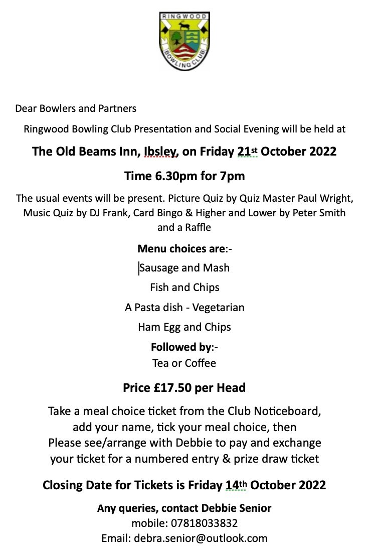 Presentation Social Evening 2022