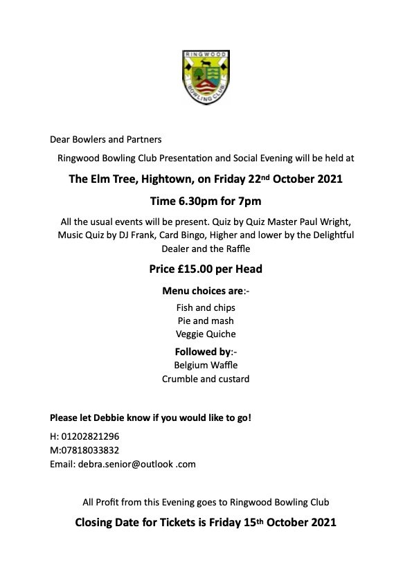 Presentation Social Evening
